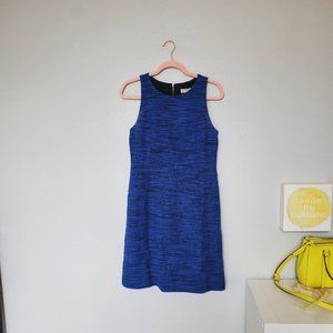 Electric blue shift dress